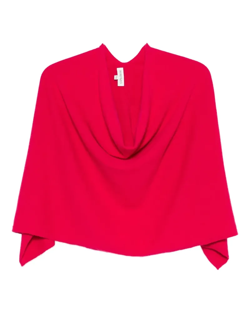 Eric Bompard Poncho aus Kaschmir mit Wasserfallkragen - Rosa Rosa