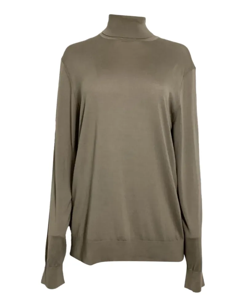 Theory turtleneck wool sweater - Nude Nude