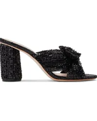 Loeffler Randall Penny Mules mit Pailletten 90mm Schwarz