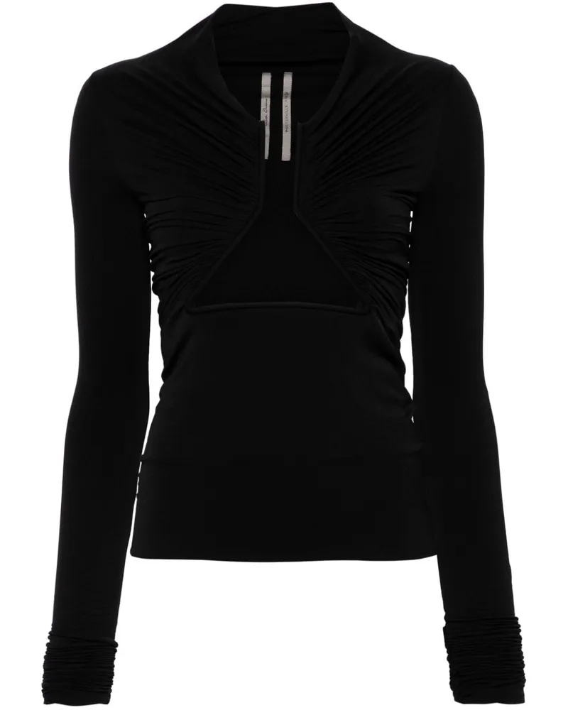 Rick Owens Prong T-Shirt - Schwarz Schwarz