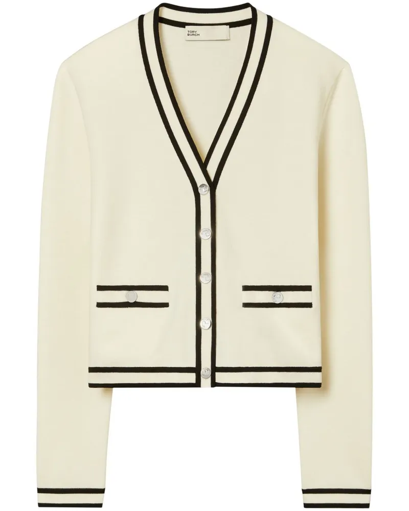 Tory Burch Kendra Cardigan - Weiß Weiß