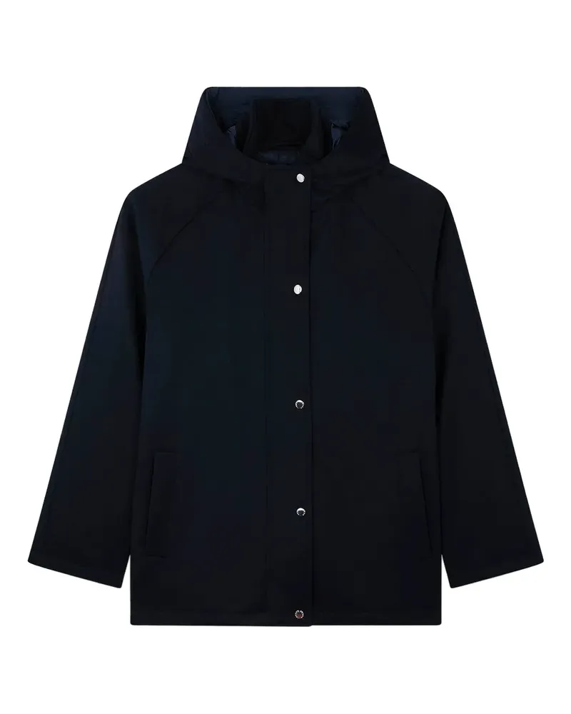 Paul & Shark Kaschmirparka mit Kapuze - Blau Blau