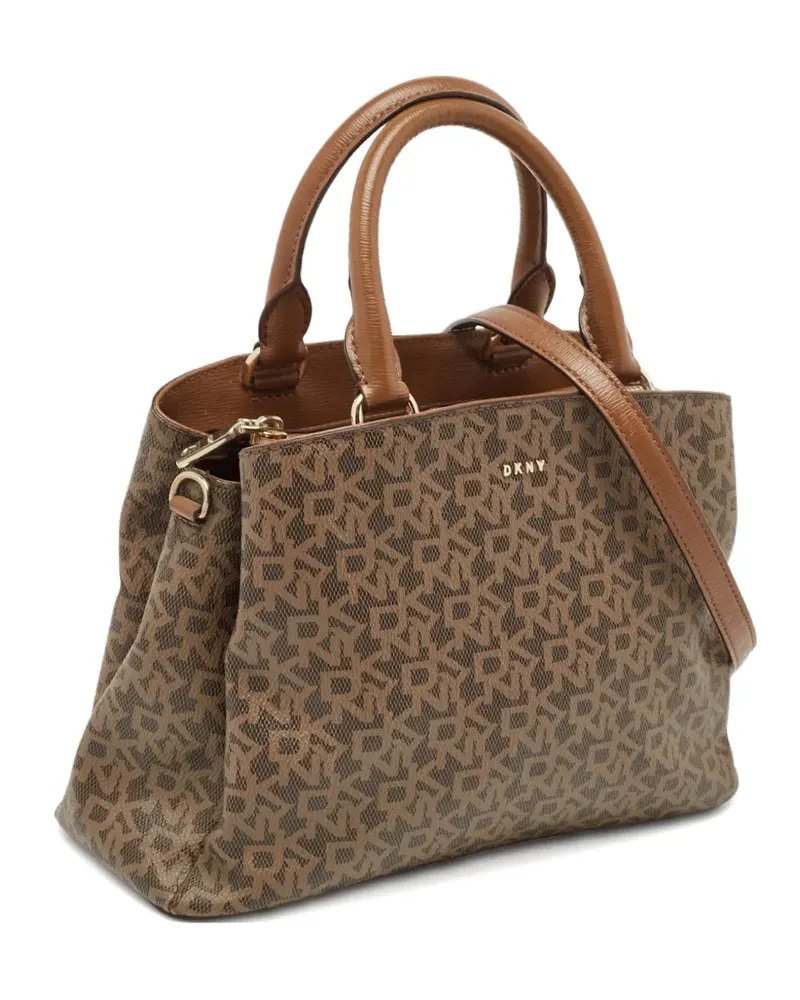 DKNY logo-print tote bag - Braun Braun