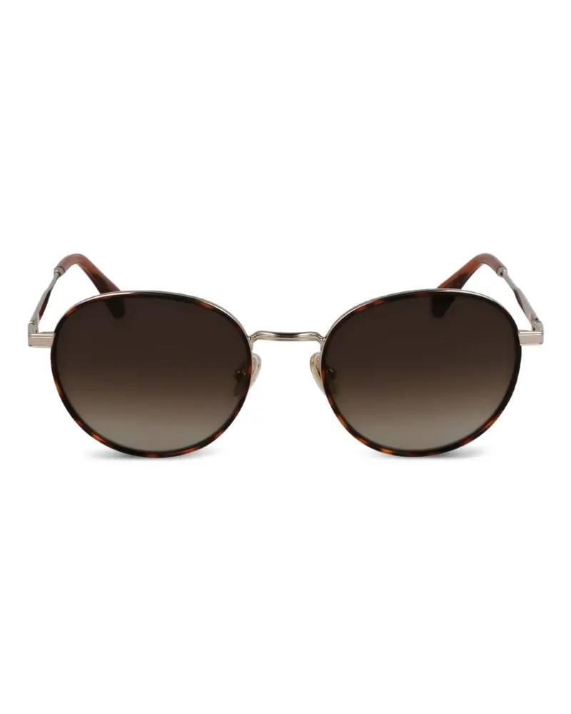 Paul Smith Sonnenbrille mit rundem Gestell - Gold Gold