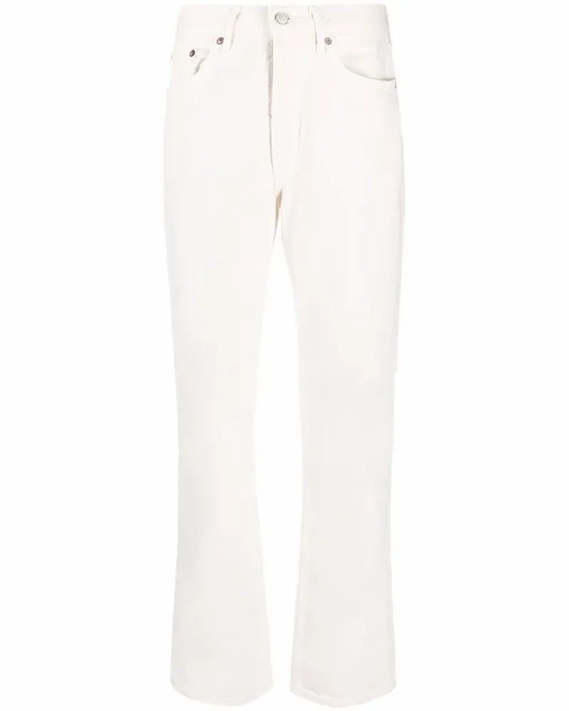 AGOLDE Jeans mit geradem Bein - Weiß Weiß