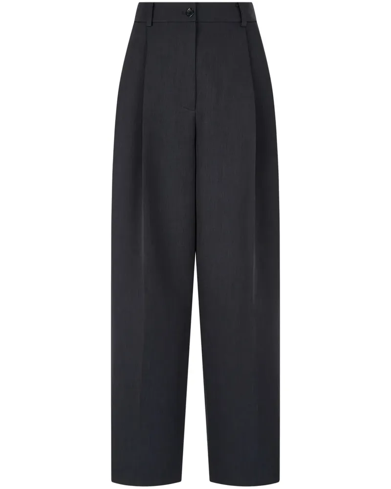 STUDIO TOMBOY Weite Hose mit Biesendetail - Grau Grau