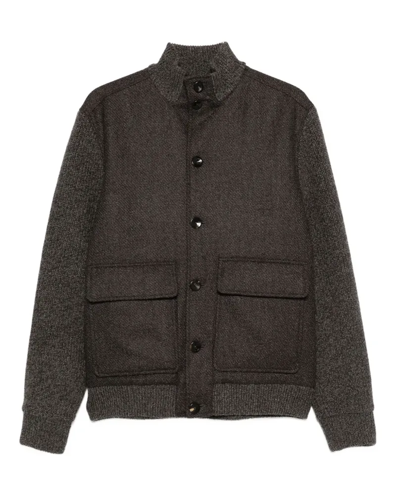 AGNONA panelled jacket - Braun Braun