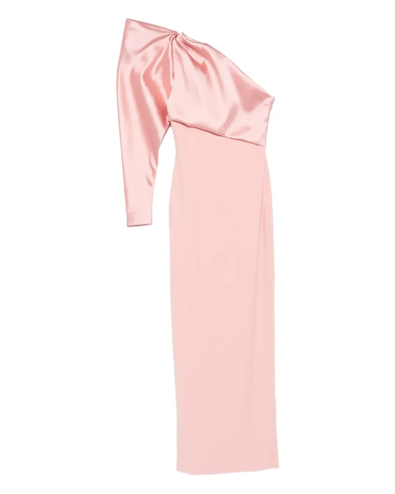 Solace London Tally Maxikleid mit Einsätzen - Rosa Rosa
