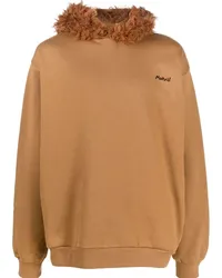 Marni Hoodie mit Logo-Stickerei Nude