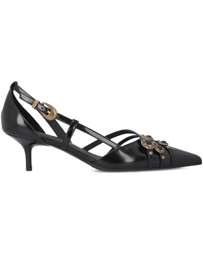 Pinko Pumps mit Riemen - Schwarz Schwarz
