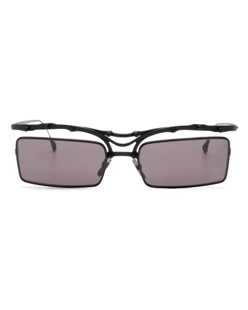 Innerraum Sonnenbrille mit eckigem Gestell Schwarz