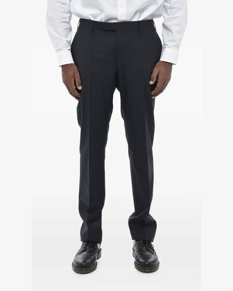 Corneliani virgin-wool four-pocket trousers - Blau Blau