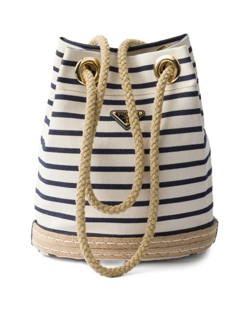 Prada Kleine Mariner Beuteltasche - Weiß Weiß