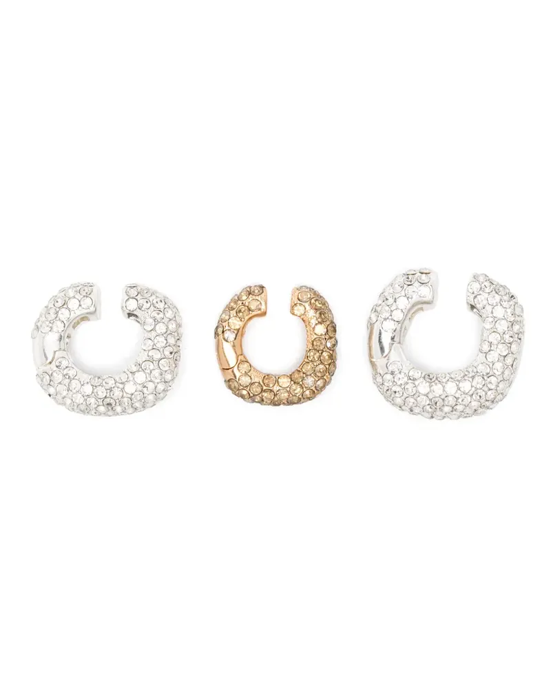 Cult Gaia Solene Ear Cuff mit Kristallen (3er-Set) - Silber Silber