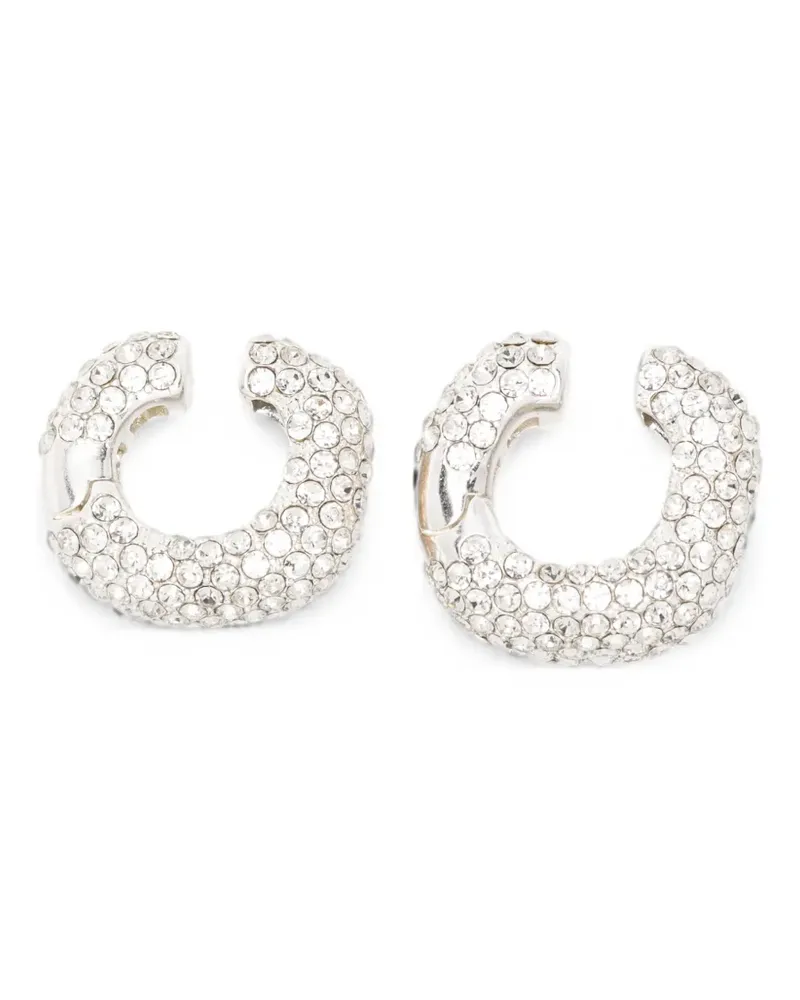 Cult Gaia Solene crystal-embellished ear cuffs (set of three) - Silber Silber