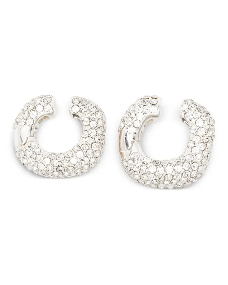 Cult Gaia Solene crystal-embellished ear cuffs (set of three) - Silber Silber
