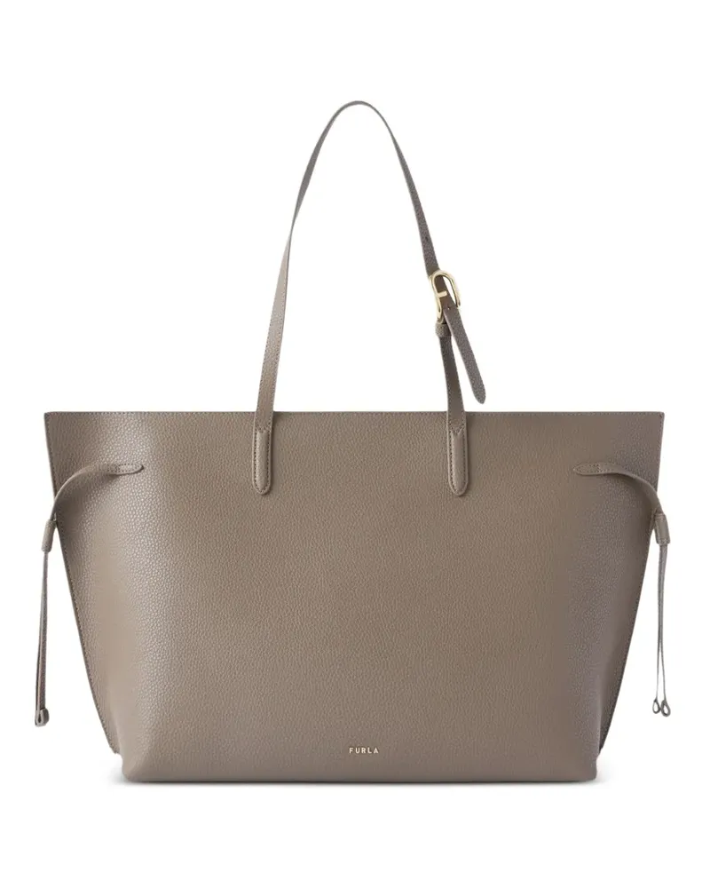 Furla L Ava leather tote bag - Braun Braun