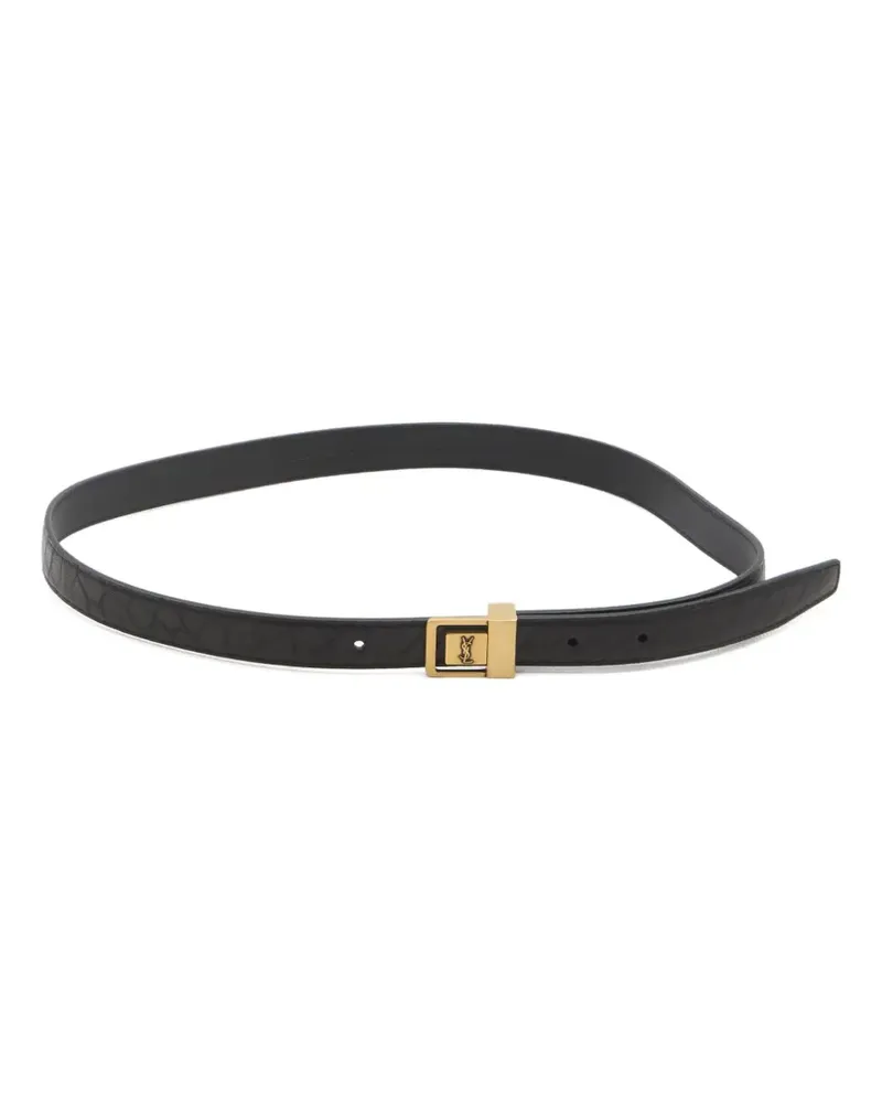 Saint Laurent La 66 Gürtel - Schwarz Schwarz