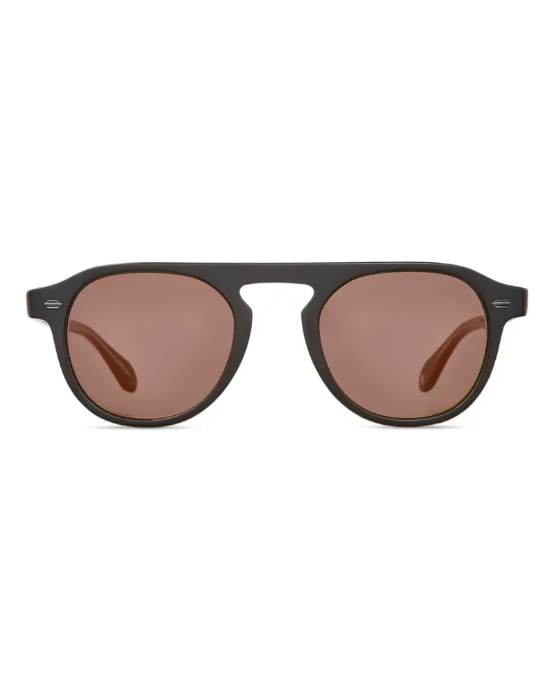 Garrett Leight Harding Sonnenbrille - Schwarz Schwarz