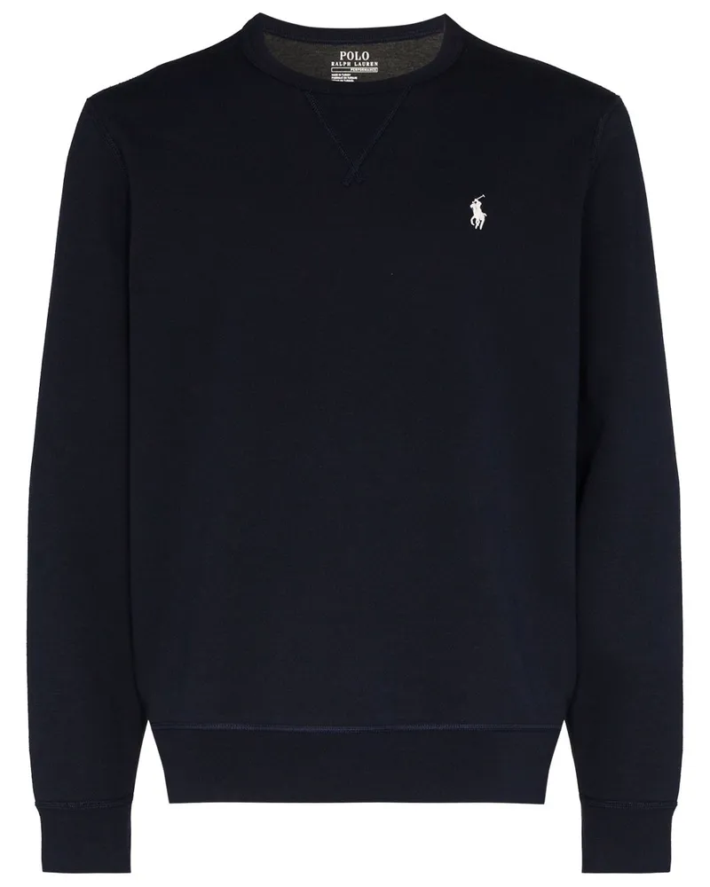 Ralph Lauren Sweatshirt mit Logo-Stickerei Blau