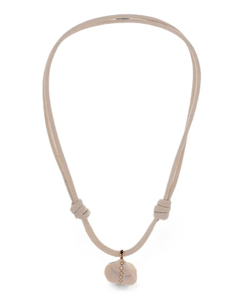 DEZSO Edul Shell diamond necklace - Rosa Rosa