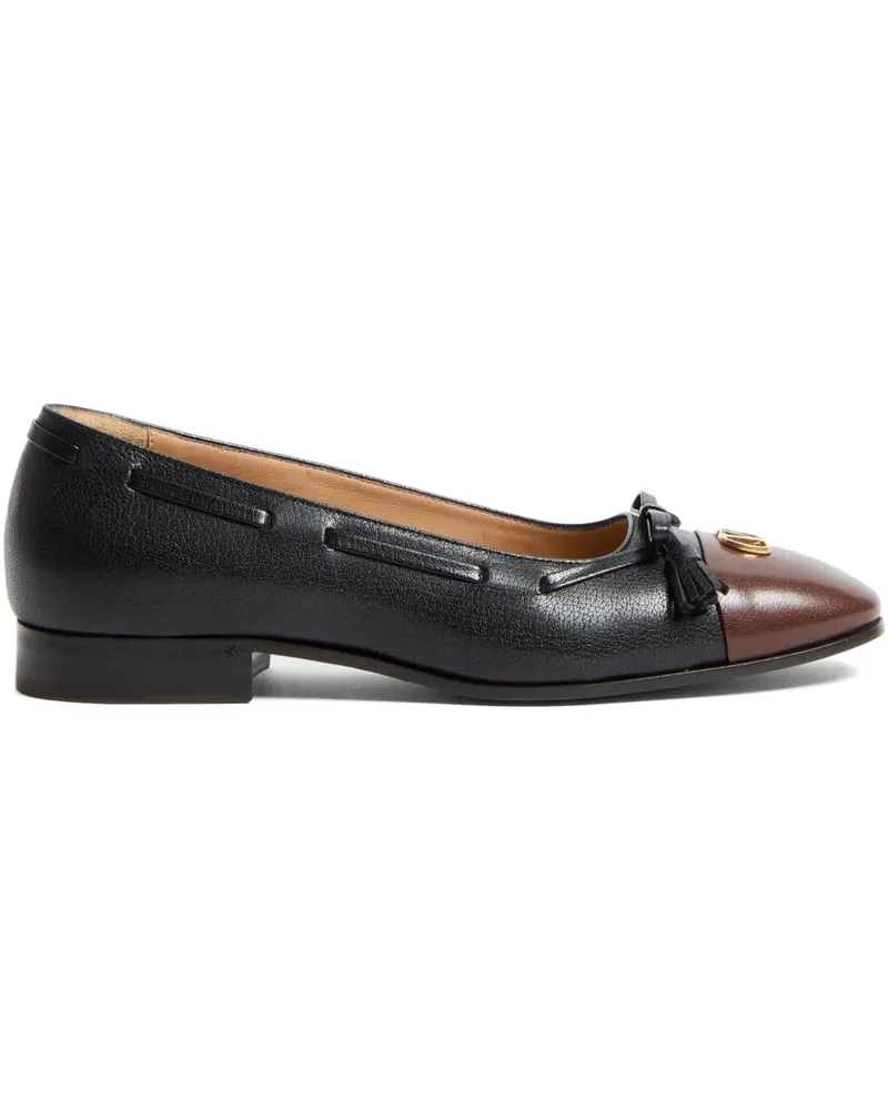 Valentino Garavani Valet du Roi Ballerinas - Schwarz Schwarz