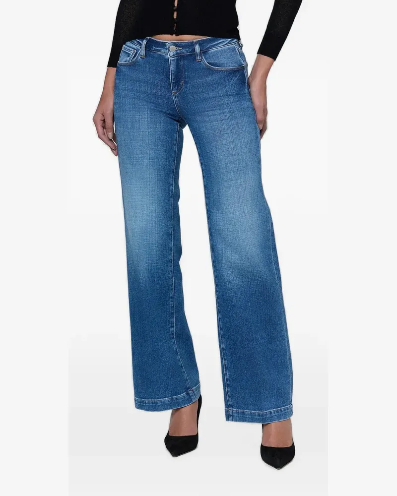 L'Agence Ausgeblichene Joanne Jeans - Blau Blau