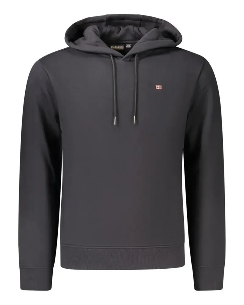 Napapijri Balis Hoodie mit Logo-Patch - Grau Grau