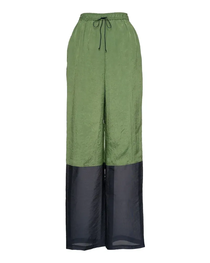 Muller of Yoshiokubo panelled drawstring-waist palazzo pants - Rosa Rosa