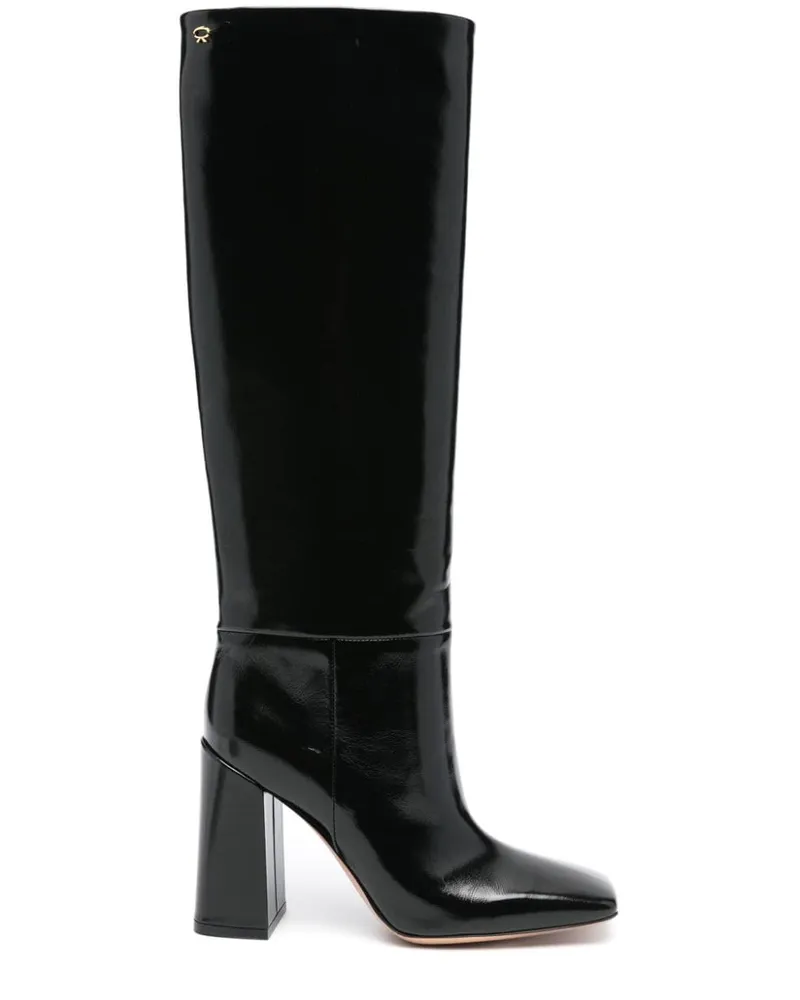 Gianvito Rossi Santiago Stiefel 85mm - Schwarz Schwarz
