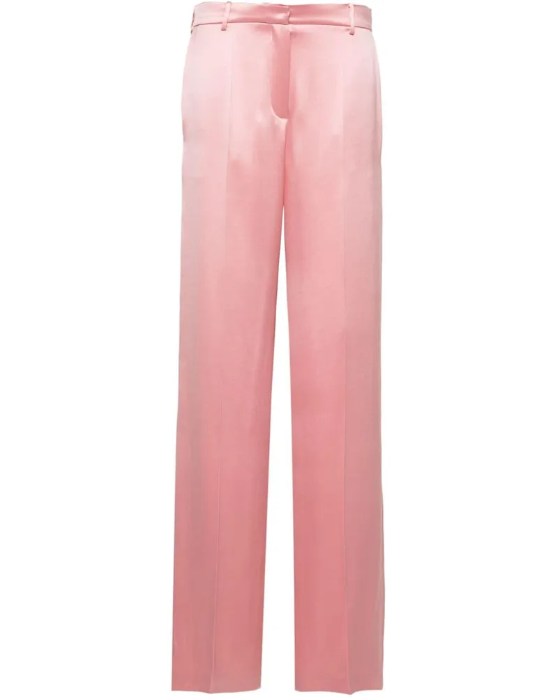 Magda Butrym Weite Hose mit hohem Bund - Rosa Rosa