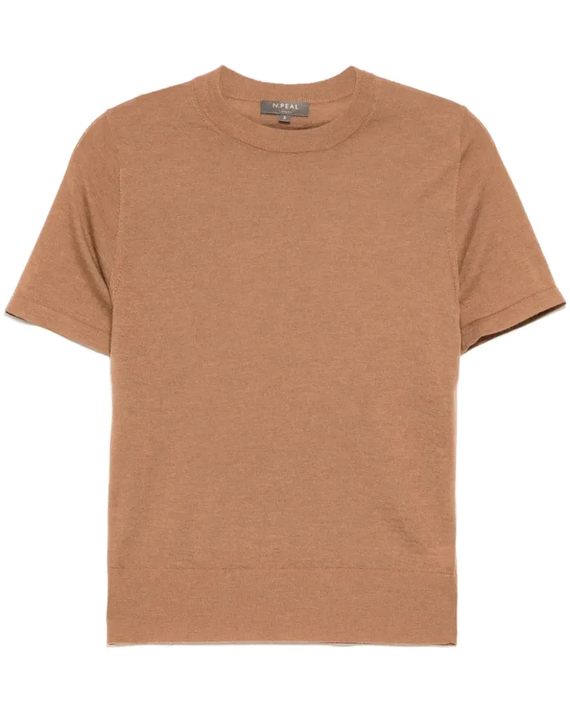 N.Peal Isla T-Shirt - Braun Braun