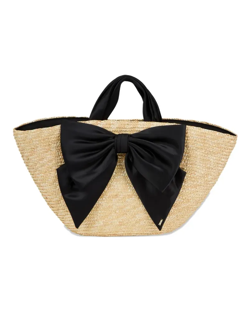 Eugenia Kim Carlotta bow-detail tote bag - Nude Nude