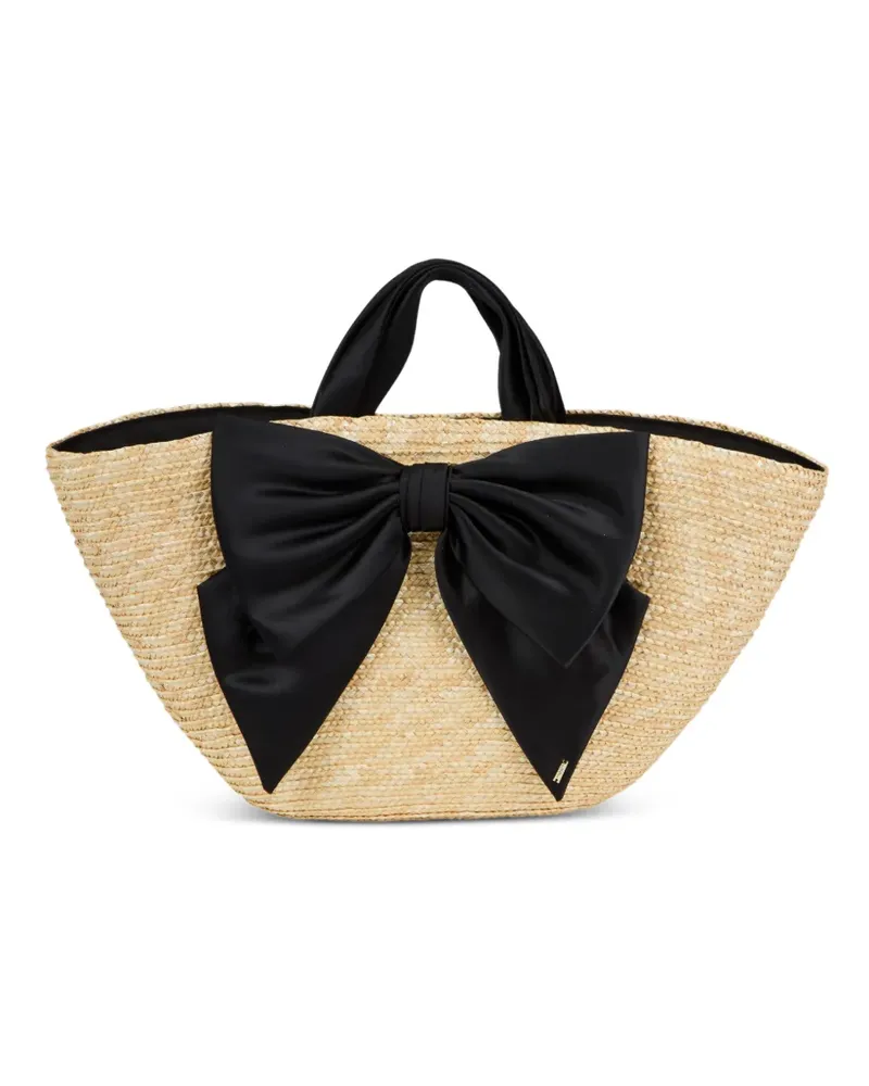 Eugenia Kim Carlotta bow-detail tote bag - Nude Nude