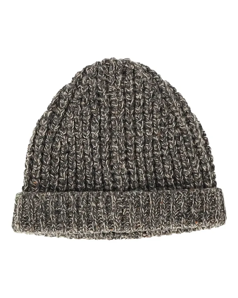 Maison Margiela knitted beanie hat - Grau Grau