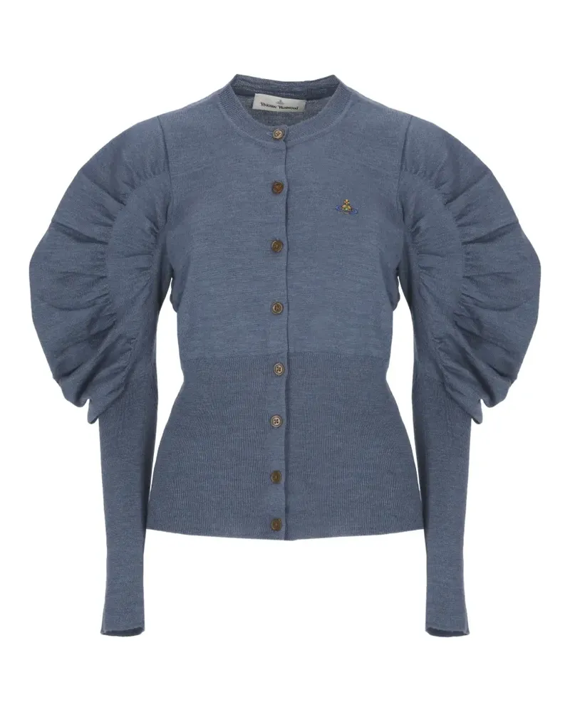 Vivienne Westwood Cardigan mit Orb-Stickerei - Blau Blau