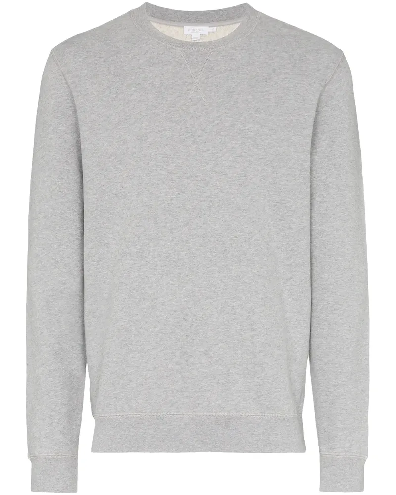 Sunspel Pullover mit Rundhalsausschnitt - Grau Grau