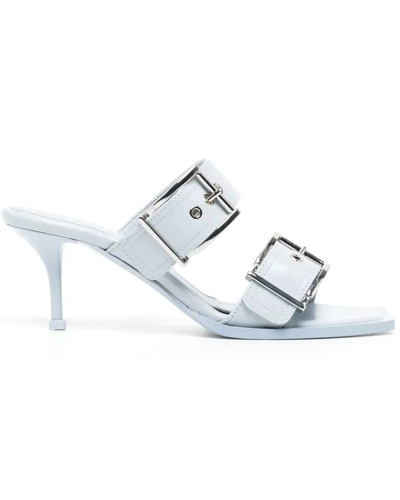 Alexander McQueen Sandalen mit Schnalle 75mm - Blau Blau