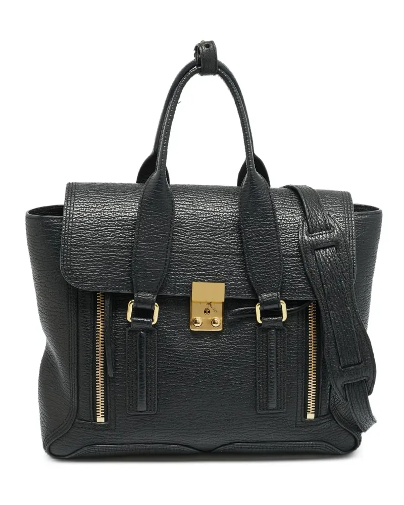 3.1 phillip lim Mittelgroße Pashli Satchel-Tasche - Schwarz Schwarz