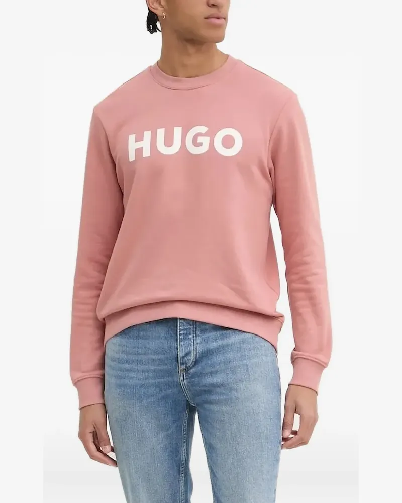 HUGO BOSS Sweatshirt mit Logo-Print - Rosa Rosa
