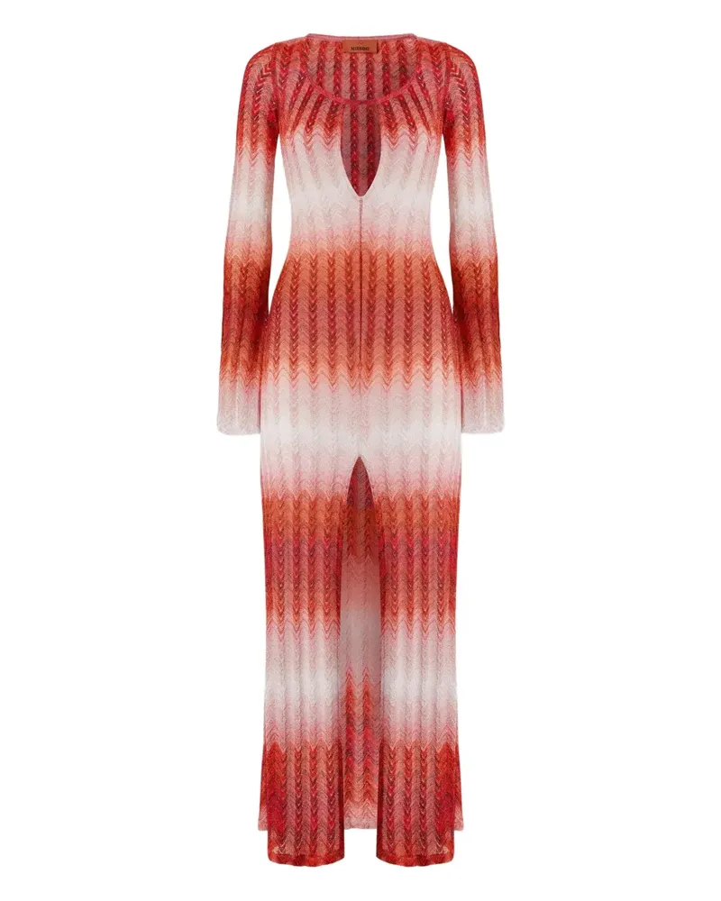 Missoni Gestricktes Kleid - Rot Rot