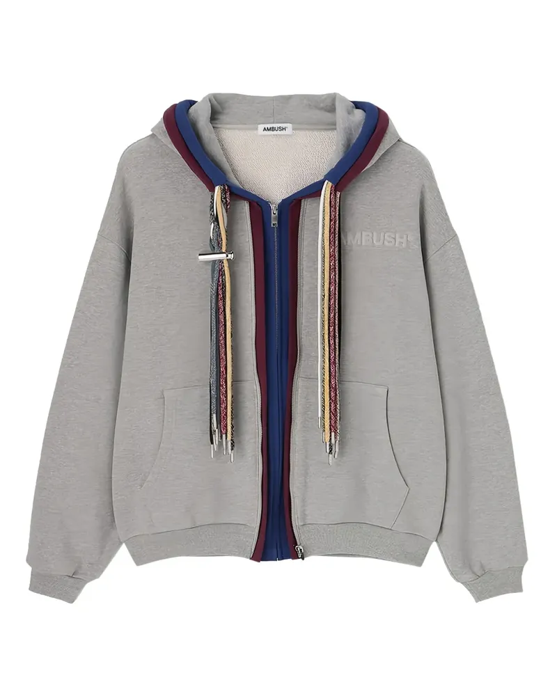 AMBUSH Kapuzenjacke mit Reißverschluss - Grau Grau