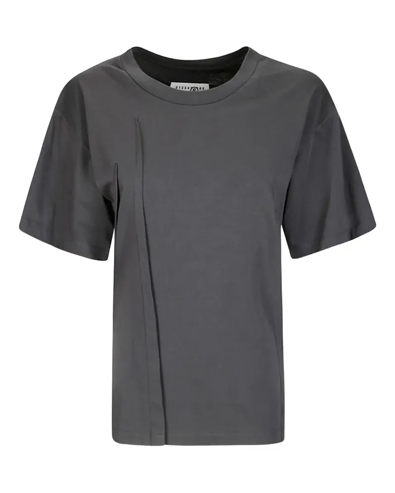 Maison Margiela T-Shirt mit ausgewaschenem Effekt - Schwarz Schwarz