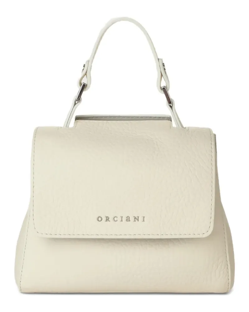 Orciani Kleine Schultertasche - Nude Nude