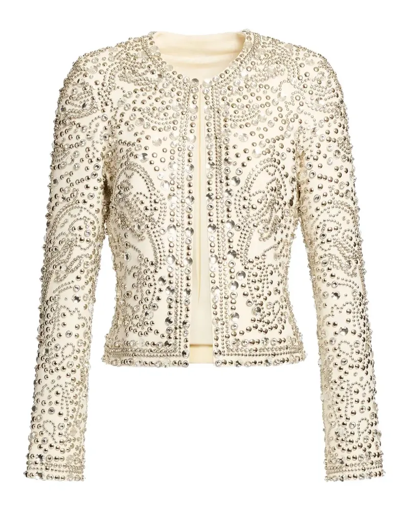Elie Saab Jacke mit Perlenverzierung - Nude Nude