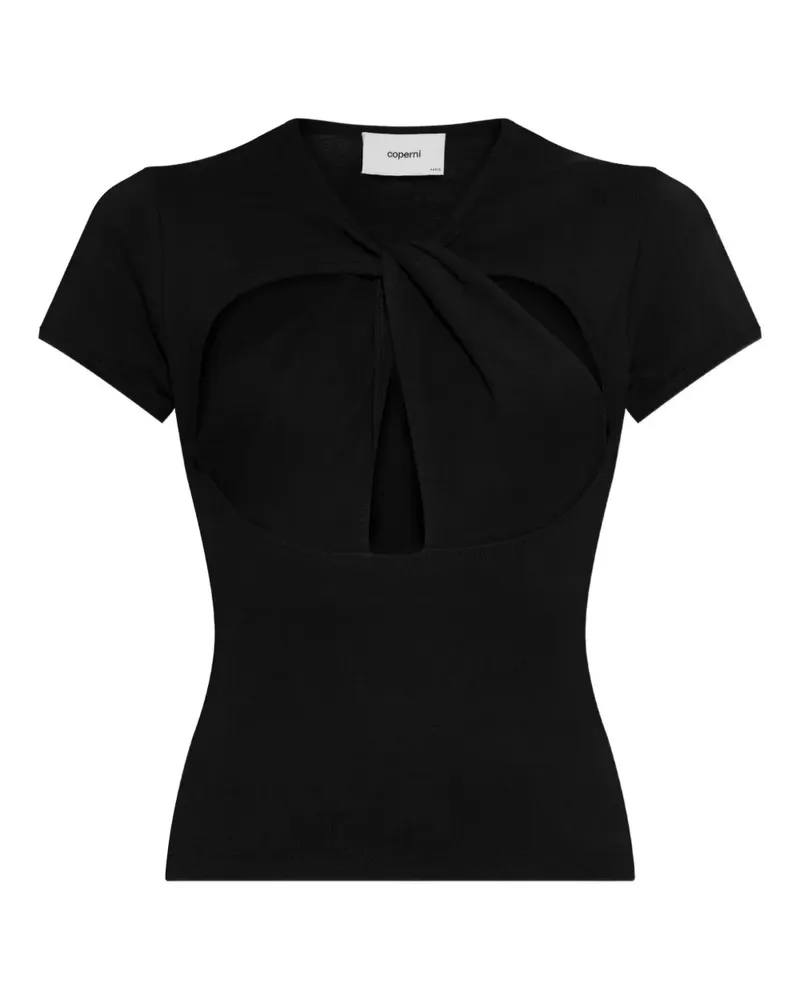 COPERNI Oberteil mit Cut-Outs - Schwarz Schwarz