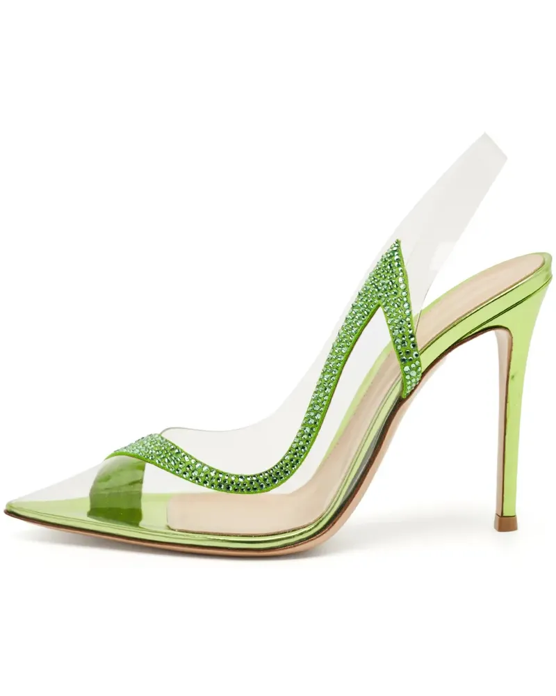 Gianvito Rossi Verzierte Hortensia Pumps - Grün Grün