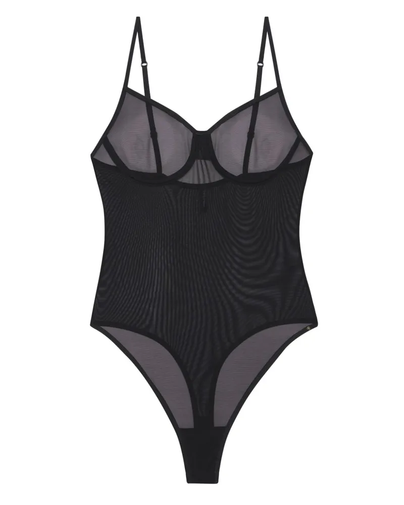 Anine Bing Vena Body - Schwarz Schwarz
