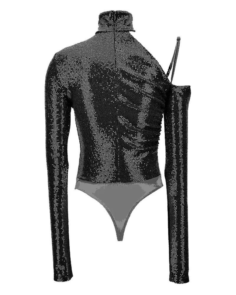 Versace Jeans Verzierter Jumpsuit - Schwarz Schwarz