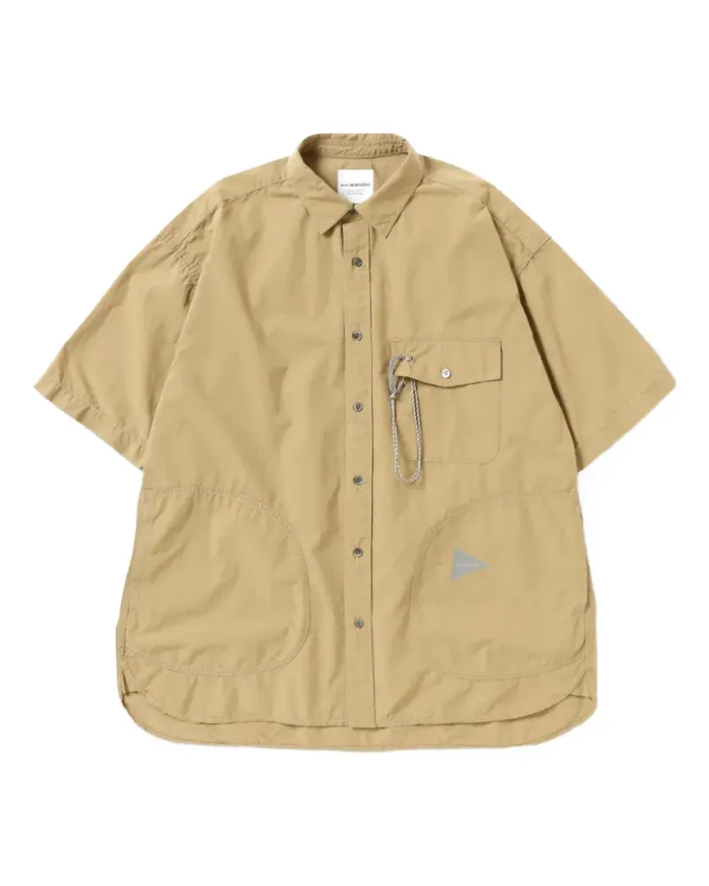 and wander Cordura ripstop shirt - Nude Nude